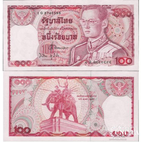 Таиланд - Thailand 1978 - 100 baht - Pick 89 UNC