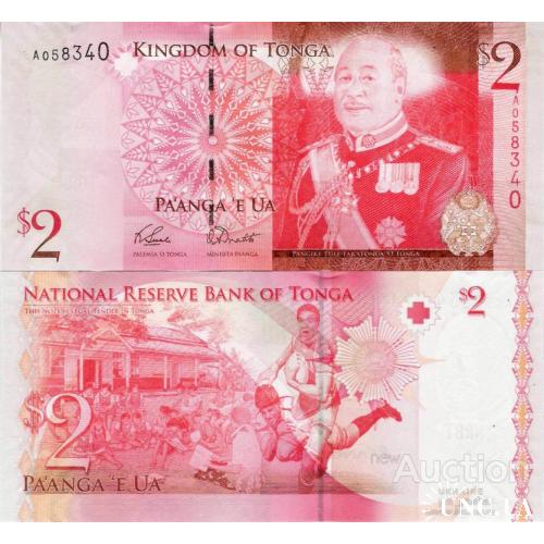 Тонга - Tonga 2008 - 2 paanga - Pick 38 UNC