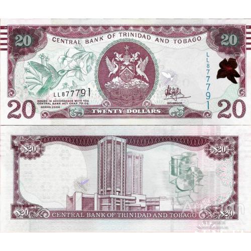 Тринидад и Тобаго - Trinidad and Tobago 2006 - 20 dollars - Pick 49 UNC