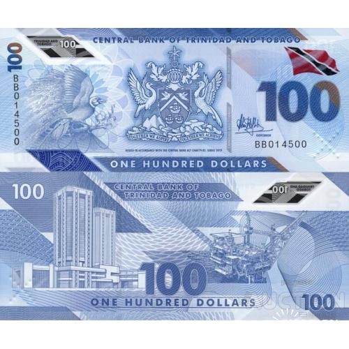 Тринидад и Тобаго - Trinidad and Tobago 2019 - 100 dollars - Pick W-65 UNC Polymer