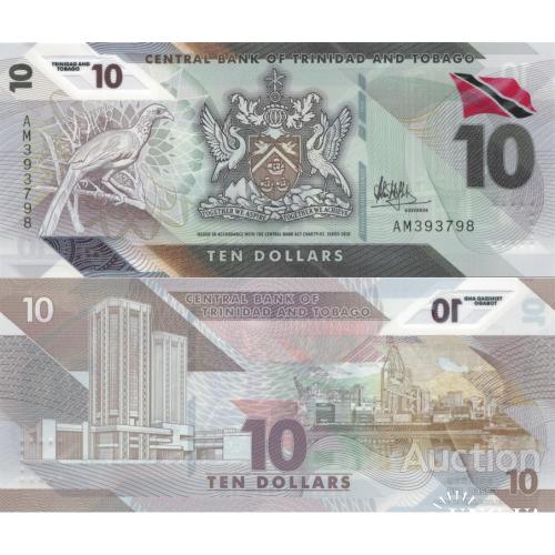 Тринидад и Тобаго - Trinidad and Tobago 2020 - 10 dollars - Pick NEW UNC Polymer