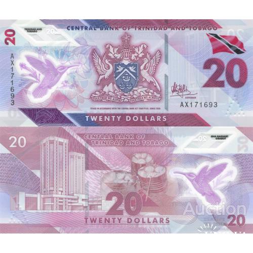 Тринидад и Тобаго - Trinidad and Tobago 2020 - 20 dollars - Pick NEW UNC Polymer