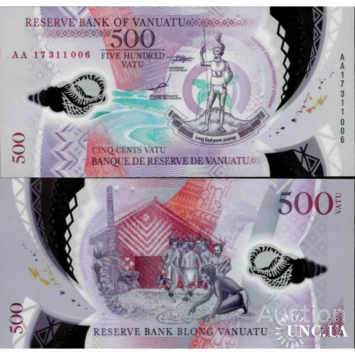 Вануату - Vanuatu 2017 - 500 vatu - Pick 18 UNC Polymer