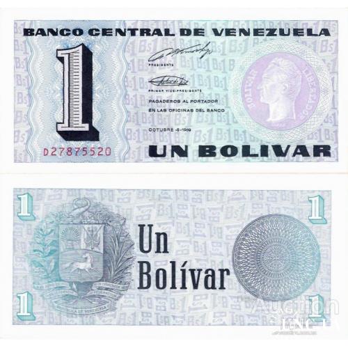 Венесуэла - Venezuela 1989 - 1 Bolivar - Pick 68 UNC