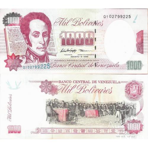 Венесуэла - Venezuela 1998 - 1000 Bolivares - Pick 76d UNC