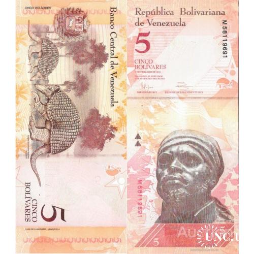 Венесуэла - Venezuela 2011 - 5 Bolivares - Pick 89d UNC