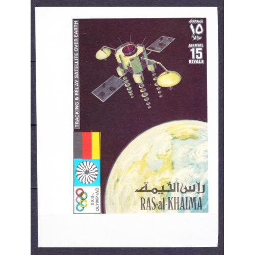 1972 Рас-Аль-Хайма 778b Олимпийские игры 1972 года в Мюнхене/Спутник - INTELSAT IV 15,00 €
