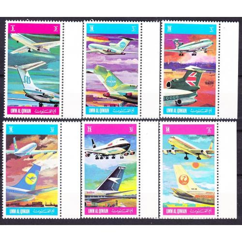 1972 Умм-эль-Кивейн 603-608 Самолеты 11,00 €