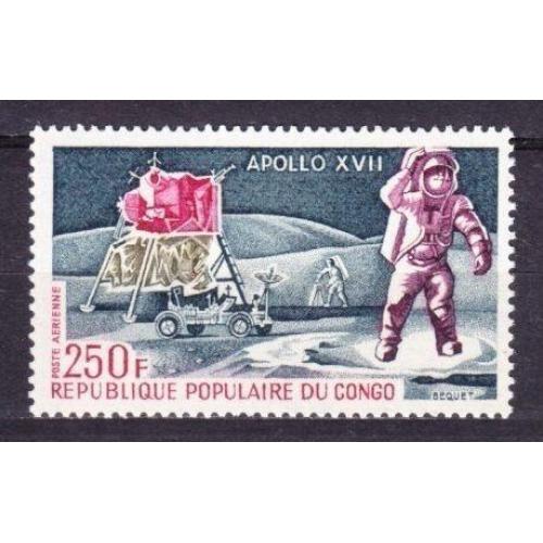 1973 Конго Браззавиль 364 Астронавт - Аполлон 17 5,00 €