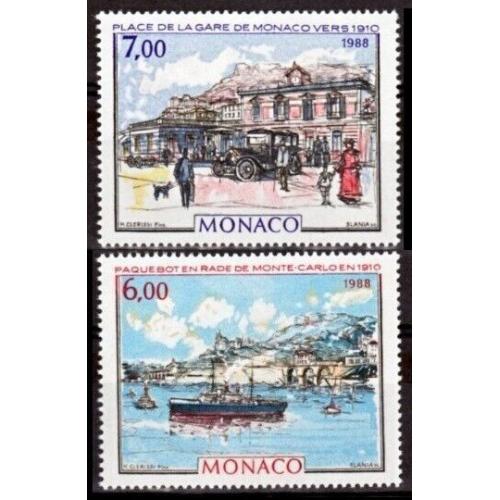 1988 Монако 1878-1879 Живопись - Монако в эпоху Прекрасной эпохи 8,00 €