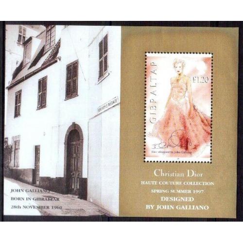 1997 Гибралтар 807/B30 Мода – Кристиан Диор 4,00 €