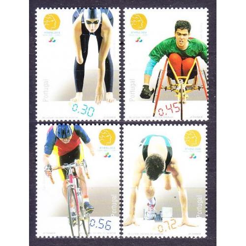 2004 Portugal 2844-2847 2004 Olympic Games in Athens  4,00 €