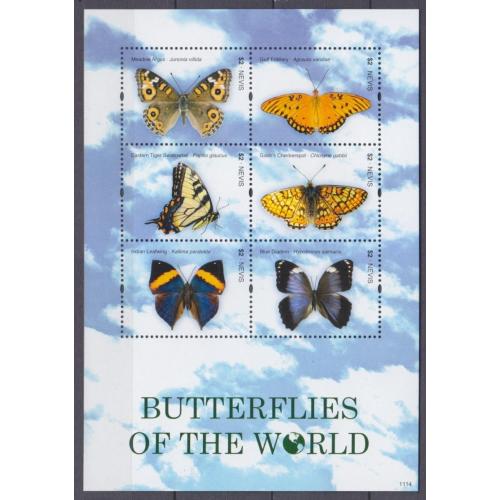 2011 Невис 2561-2566KL Бабочки 12,00 €