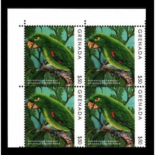 2013 Гренада 6677VB Птицы - Попугаи 160,00 €