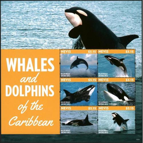 2014 Невис 3006-3011KL Морская фауна - Киты 17,00 €