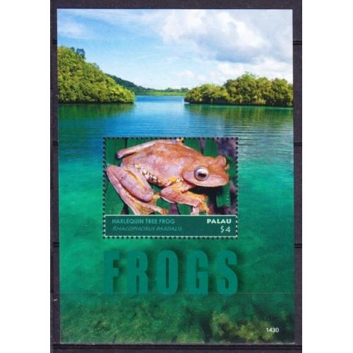 2014 Палау 3578/B322 Рептилии - Лягушки 8,00 €