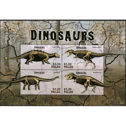2014 Палау 3593-3596KL Динозавры 9,50 €