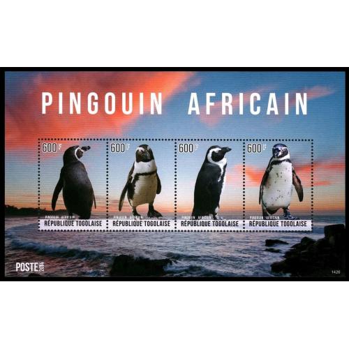 2014 Того 6220-6223KL Птицы - Пингвины 9,60 €