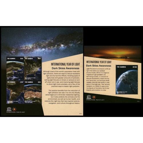 2015 Гамбия 7138-7141KL+B929 ЮНЕСКО - Планета, Год Света 18,00 €