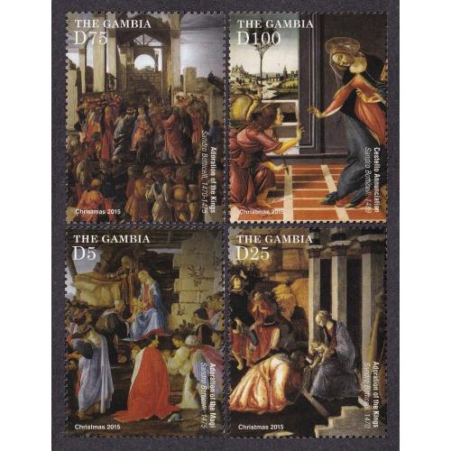 2015 Гамбия 7179-7182 Рождество - Живопись 15,00 €