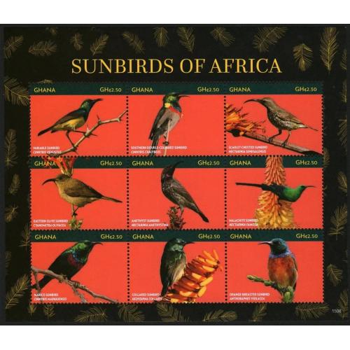 2015 Гана 4526-4534KL Птицы 17,00 €