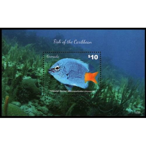 2015 Гренада 7171/B905 Морская фауна 9,00 €