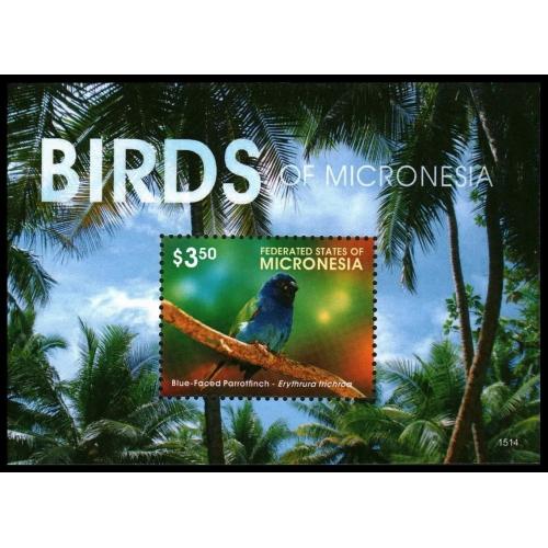 2015 Микронезия 1v/B Птицы 9,00 €