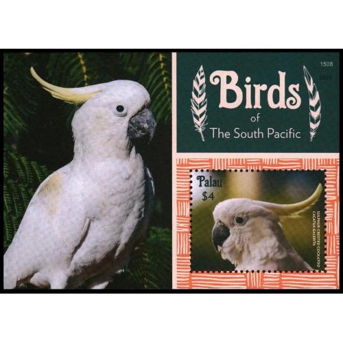 2015 Палау 3674/B331 Птицы - Попугай 8,00 €