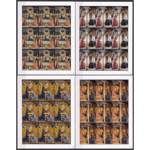 2015 Сент-Винсент Гренадины 7535KL-7538KL Рождество - Живопись 95,00 €