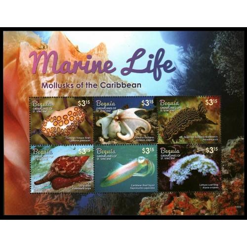 2015 Сент-Винсент Гренадины Бекия 1035-1040KL Морская фауна 17,00 €
