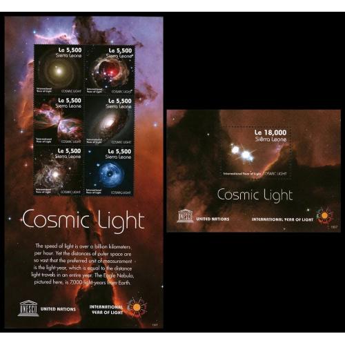 2015 Сьерра-Леоне 5915-5920KL+B711 ЮНЕСКО - Планета, Год Света 33,00 €
