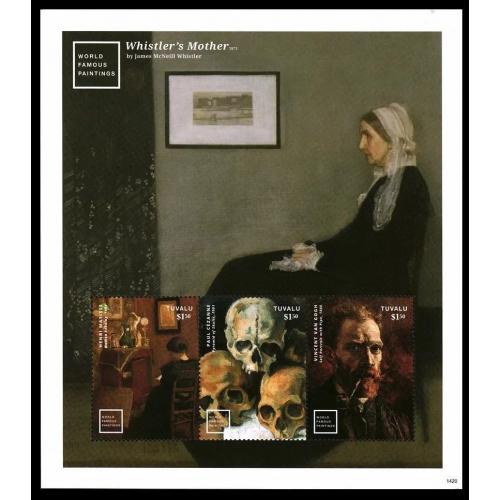 2015 Тувалу 2047-2049KL Всемирно известные картины 9,00 €