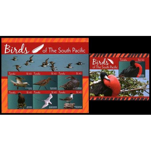 2015 Тувалу 2153-2158KL+B242 Птицы 25,00 €