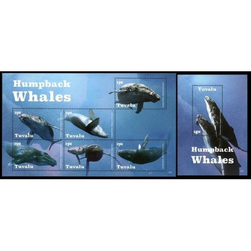 2015 Тувалу 2188-2194KL+B248 Морская фауна - Киты 25,00 €