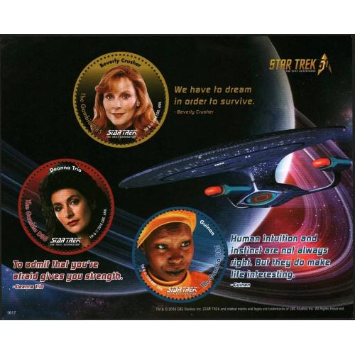 2016 Гамбия 7326-7328KL 50 лет фильму «Звездный путь» 12,00 €