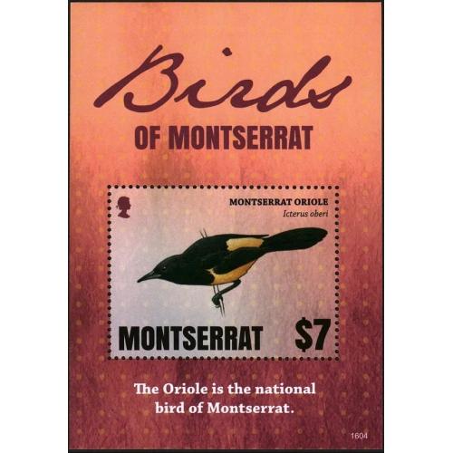 2016 Монтсеррат 1808/B177 Птицы 6,00 €