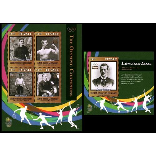 2016 Тувалу 2196-2199KL+2200/B249 Олимпийские игры 2016 в Рио-де-Жанейро 20,00 €