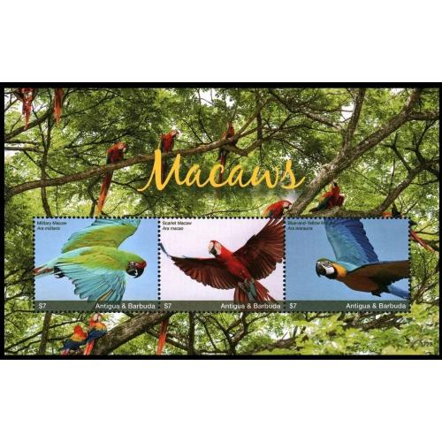 2017 Антигуа и Барбуда 5546-5548KL Птицы - Попугаи 19,00 €
