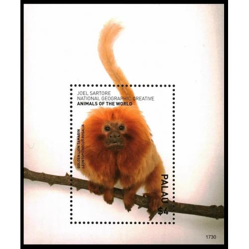 2017 Palau 3990/B365 Фауна - Обезьяна 8,00 €