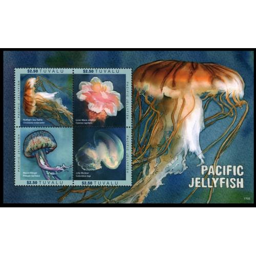 2017 Тувалу 2269-2272KL Морская фауна - Тихоокеанские медузы 16,00 €