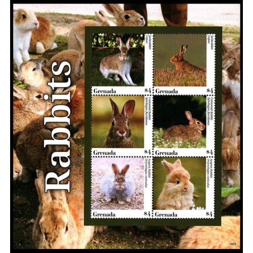 2019 Гренада 7799-7804KL Фауна - Кролики 22,00 €