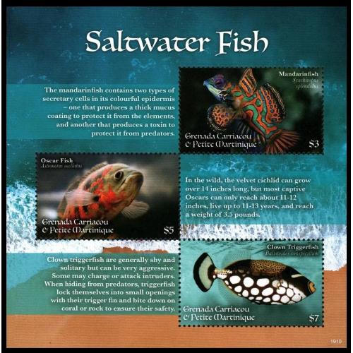2019 Гренада Гренадины 5332-5334KL Морская фауна 13,50 €