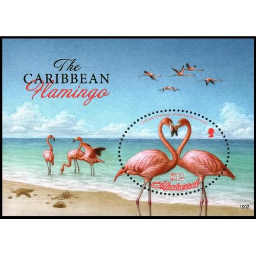 2019 Монтсеррат 1928/B198 Птицы - Фламинго 11,00 €