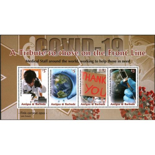 2020 Антигуа и Барбуда 5871-5874KL Медицина - Covid-19 18,00 €