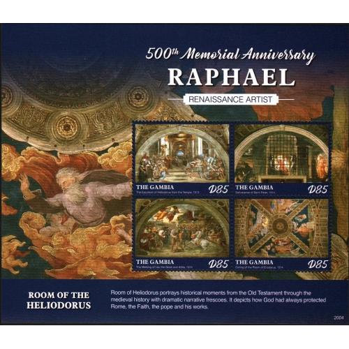 2020 Гамбия 7779-7782KL 500 лет Рафаэлю 17,00 €