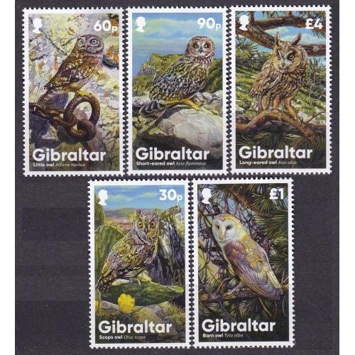 2020 Гибралтар 1975-1979 Птицы - Совы 17,00 €