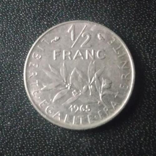  1/2 франка 1965 Франция