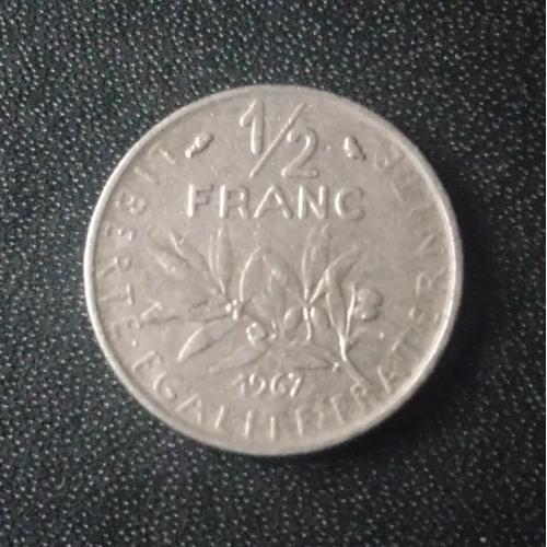 1/2 франка 1967 Франция