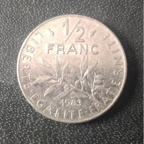  1/2 франка 1983 Франция