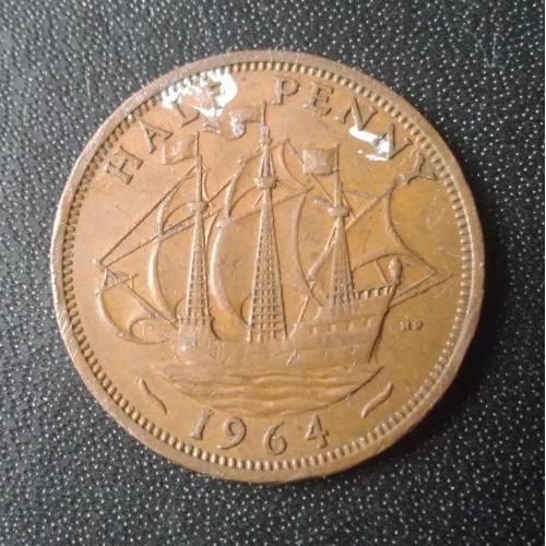 1/2 пенни 1964 Великобритания